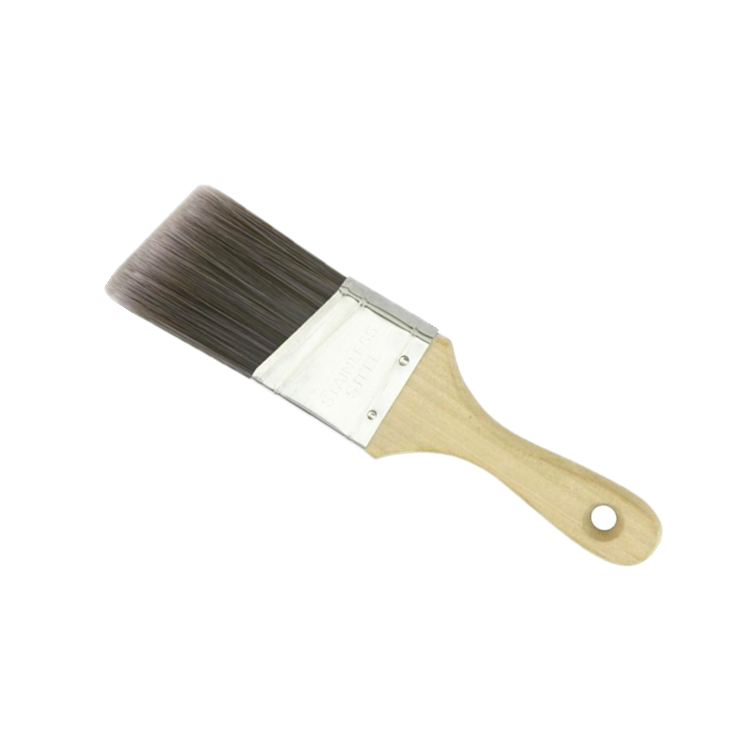 Short Wooden Handle Painting Tools Paint Brush with PP Filaments Boar Brush