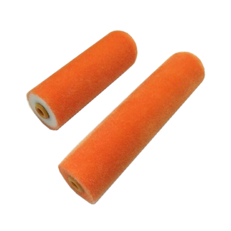 4 Inch Flocking Foam Paint Roller Cover Set Foam Brush with High Density 