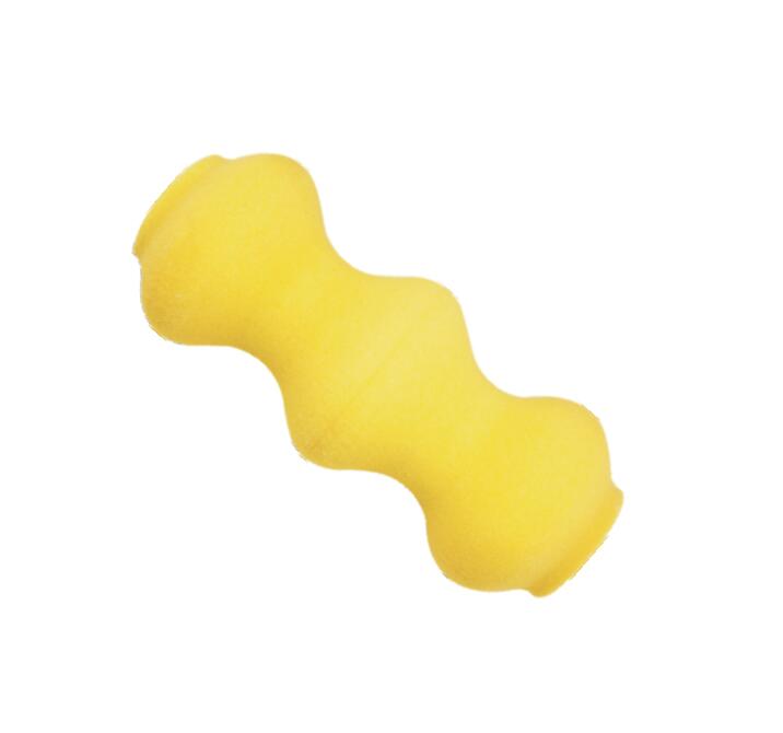 High Density Yellow Foam Roller Cover Corrugated Gourd Sponge Roller 