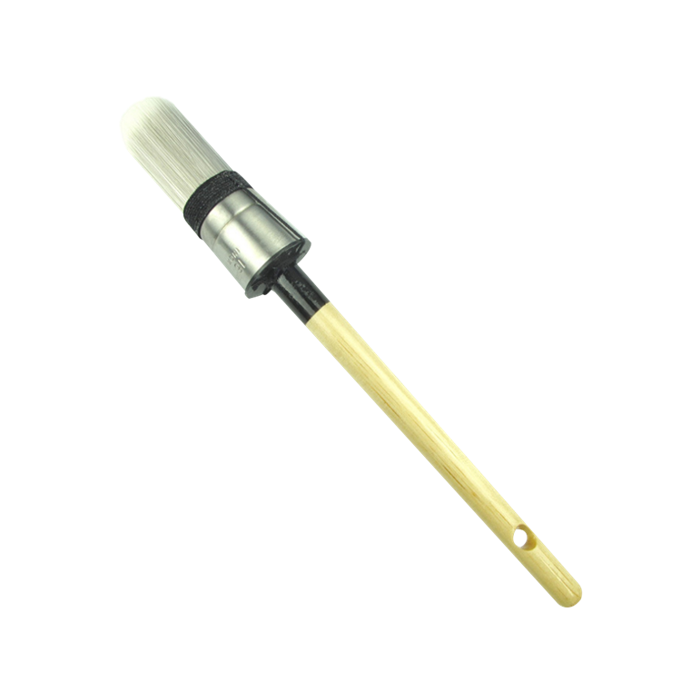 High Quality Oval Brush with Rubber Handle Car Detail Brushes for Cleaning Automotive Wheels Rims Interior and Exterior 