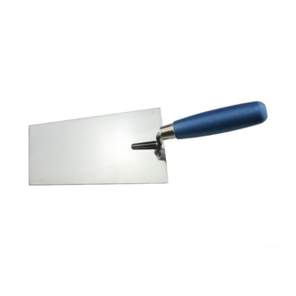 Square Type Stainless Steel Blade Claying Trowel with Painted Wood Handle 