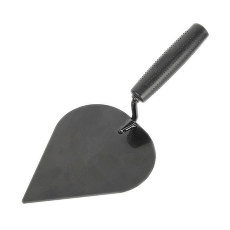 Peach Shape Metal Blade Cement Plastering Trowel Mortar Wood Handle Bricklaying Trowel 