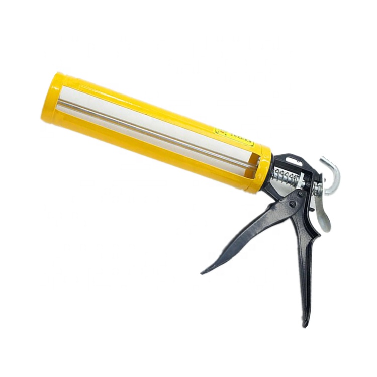 Construction Tools Silicone Sealant Caulking Gun Rotation Plated Tubers Glass Glue Gun 