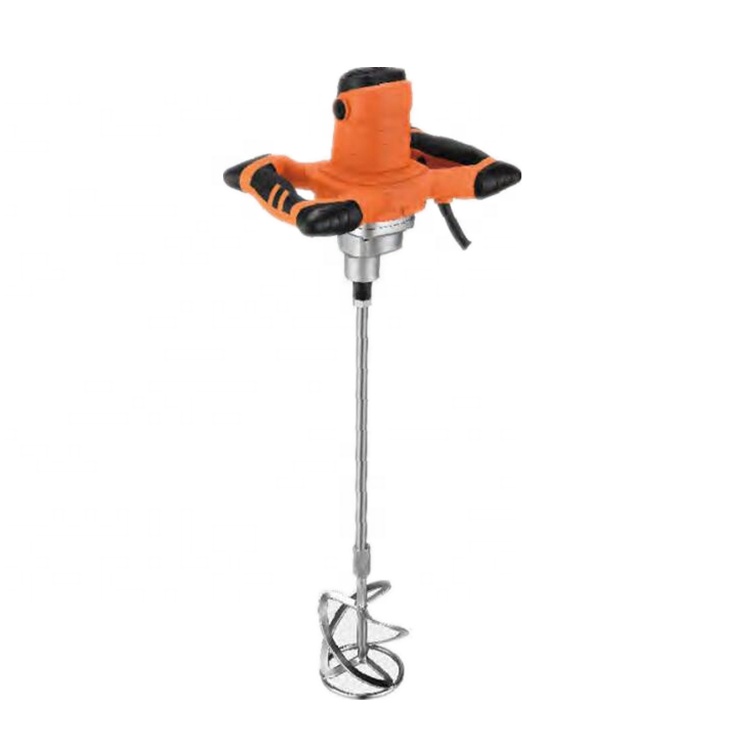Construction Equipment Cement Plaster Mortar Coating Mixer Dual Gear Adjustable Bolding Rod Paint Putty Powder Mixing Machine 