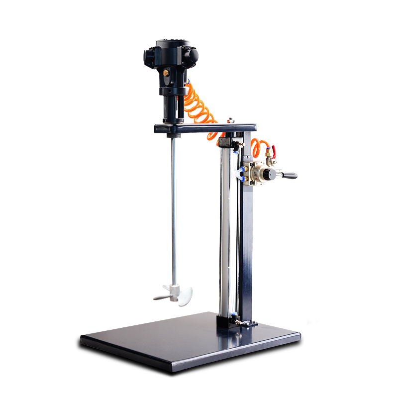 Automatic Lifting Air Agitator Blender Stirrer Pneumatic Paint Mixer With Stand Coating Mix Tool Ink Glue Mixing Machine 