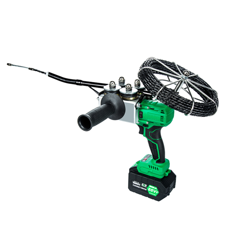 Lithium Battery Automatic Electrician Tools Wire Threading Electric Cable Lead Pipe Wearer Stringing Machine for Decoration 