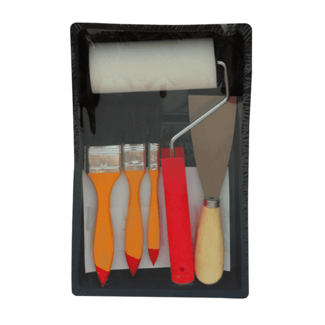 Economical Decorating Tool Set DIY Paint Tools Kit Nylon Paint Roller Brush 