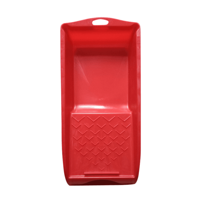 Customize Size The Non-spill Mini Tray Disposable Pro Plastic 4 Inch Deep Paint Tray In Red Color