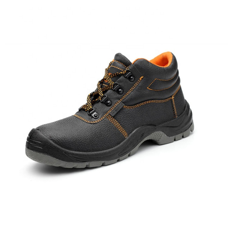 Genuine Leather Safety Shoes Steel Toe Work Safety Boots Industrial Shoe Army Sneaker Labor Ankle Puncture Proof Male Footwear 