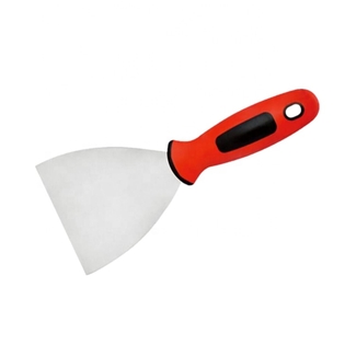 Flexible Solvent Resistant Blade Tempered and Polished Finished Putty Knife with TPR Handle 