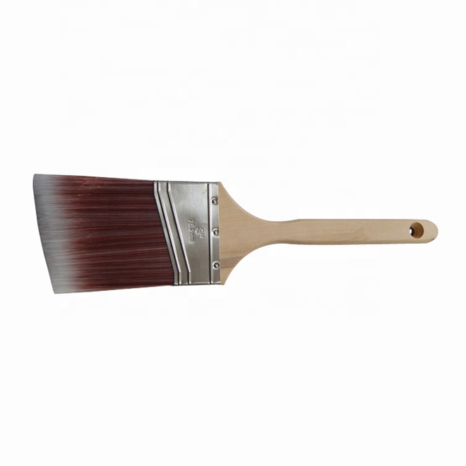 Solid Tapered Filament Angle Sash Polyester/Nylon Paint Brush Firm for All Paint & Coatings