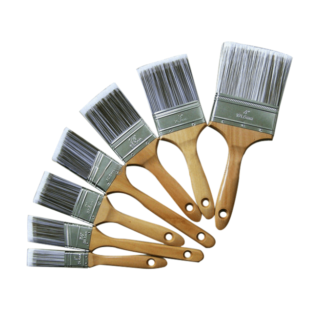 Home Painting Tools Wooden Handle Paint Brush Set