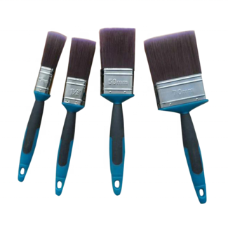High Quality Luxury Synthetic Filaments Paint Brush Set with TPR Handle