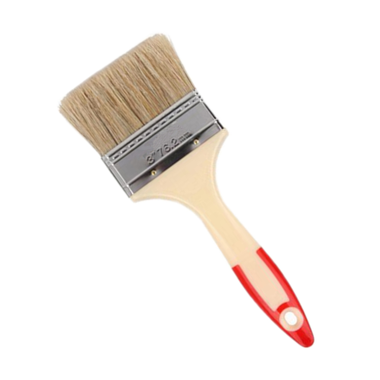 Promotional Brush Recyclable Double Color Wooden Handle Paint Brush