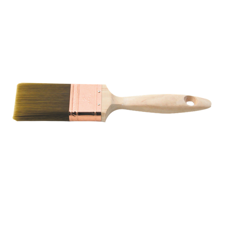 China Supplier Hot-sell Tapered Filament Wooden Handle Paint Brush