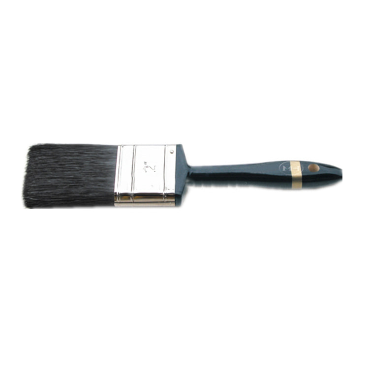 Factory price non-toxic environmental paint brush with wooden handle