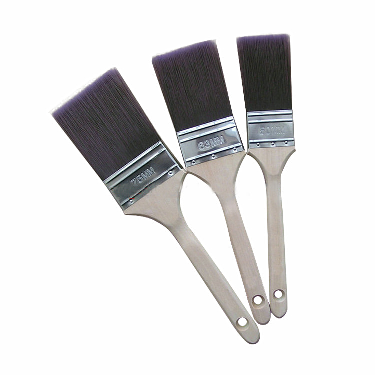 Excellent Long Length-out Black Bristle and Synthetic Filaments Decorative Paint Brush