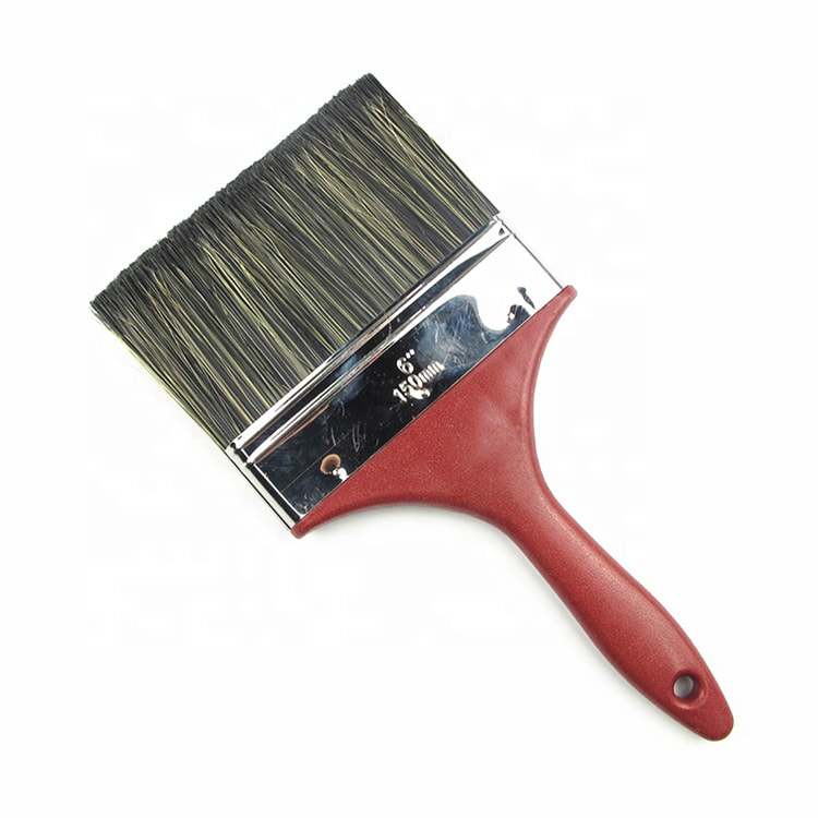 Economic Paint Brush Tools PET Filament Rubber PP Handle Big Size Cleaning Painting Function Paint Brush
