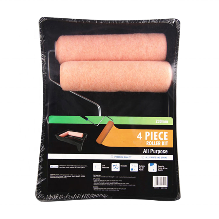 Decorative Painting Tools Kit Paint Brush Tray Set for DIY Home Painting