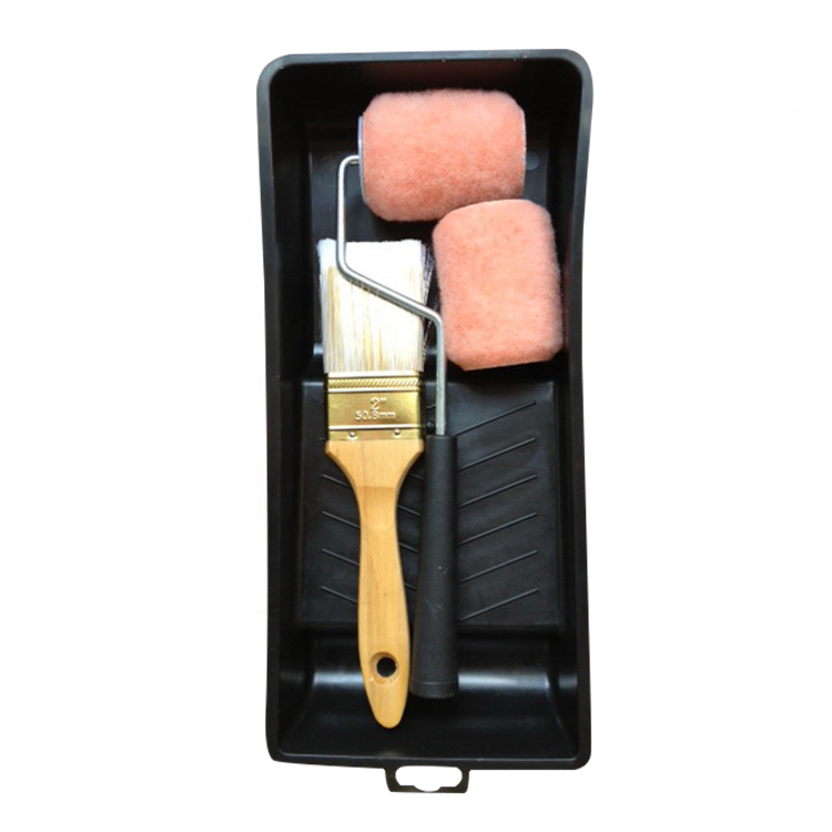 Decorative Tools True Value Applicators 5PC Mini Paint Roller Household Painting Brush Select Paint Tray Set for Promotion