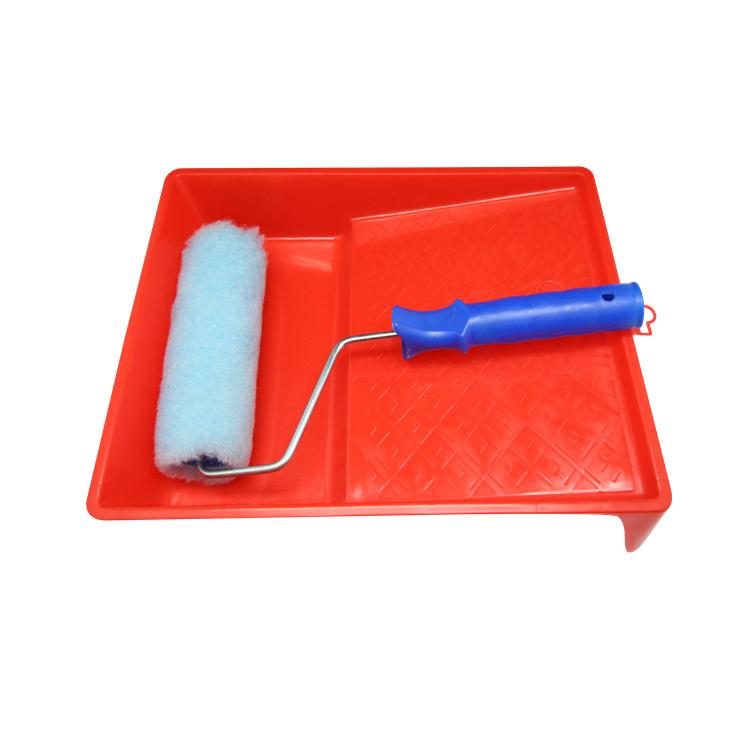 3PCS Paint Tools Roller Painting Brushes Set Craft Paint Foam Rollers Tray Water Wool Household Use Wall Decorative DIY