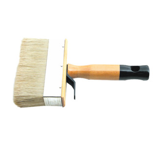 Attractive And Reasonable Price Large Size Natural Wooden Handle Paint Brush Block Bristle Ceiling Brush