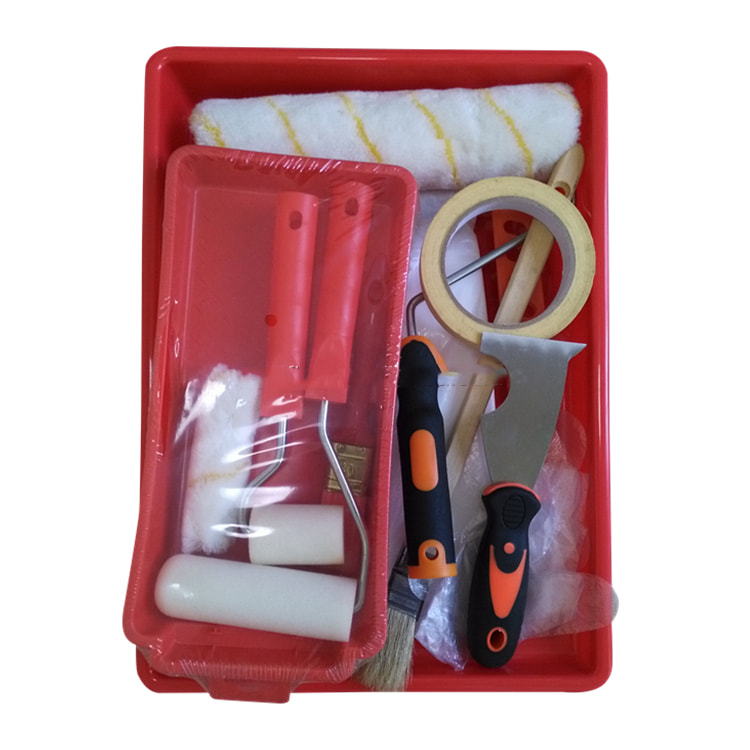 All Purpose Decorator Roller16 Piece Jumbo Roller Paint Kit For Home Wall Decorating Tools