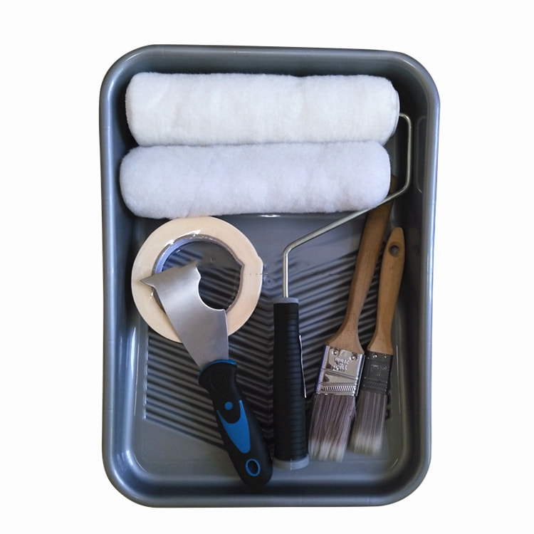 New 8 Piece Roller Paint Kit 9