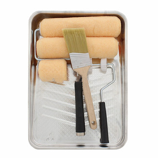 Wall Painting Tool Paint Roller and Tray Set Paint Brush Point N Paint Household Decorative Tool