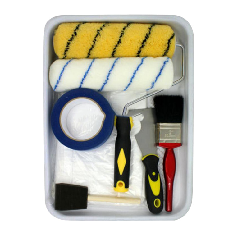 9PC Paint Tray Set New Type Painting Brush Tools Set for Decoration