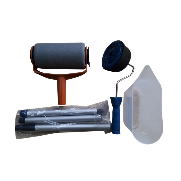 Home Decoration 4PC Seamless Paint Runner Pro DIY Paint Roller Kit Painter Tools as Seen on TV