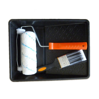 4PC 7 Inch Paint Tray set Roller Brush Tool kit Paint Runner 180mm for Home Room Wall Decorate