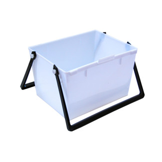 Compact Super Paint Bucket Injected Paint Scuttle 7 inch Painter Tool Tray with Ergonomic Handle
