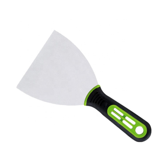 Building Tools Drywall Scraper Durable Wall Putty Remover Flexible Steel Blade Putty Knife with TPR Grip