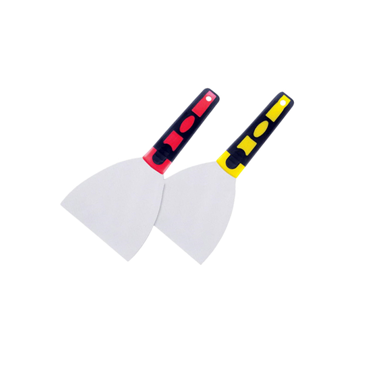 Plastic Rubber Handle Stainless Steel Painter Scraper Putty Knife