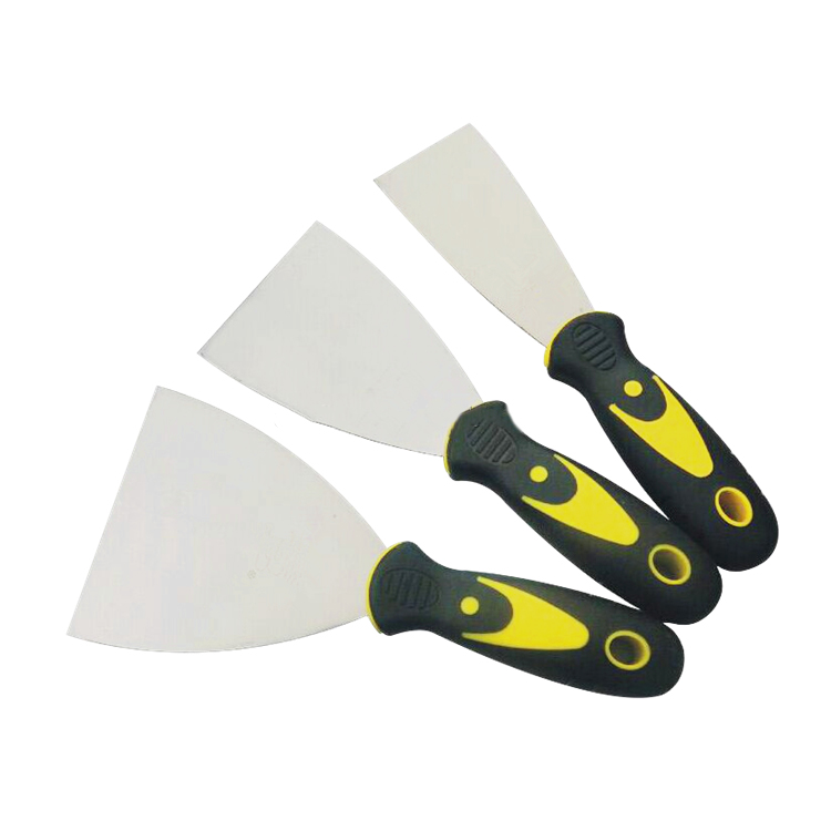 Putty knife wall scraper set carbon steel mirror polished