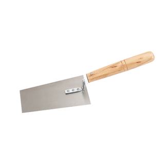 Bricklaying trowel, stainless steel square blade, building construction tools