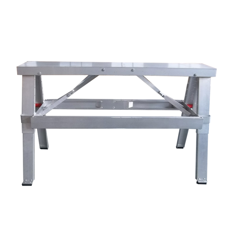 Drywall Tools 18-30 Feet Aluminum Adjustable Hight Bench Foldable Bench Work Step Ladder