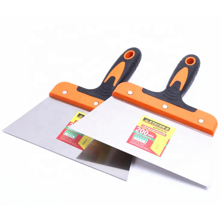 Construction Tools Drywall Putty Knife Stainless Steel Mirror Polish Blade Filler Plaster Decorate Flexible Tapping Scraper