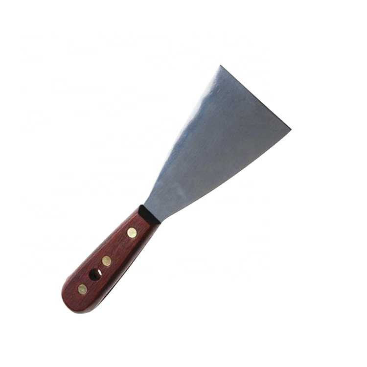Painter's Tool Stainless Steel Filling Putty Knife Paint Scraper with Wood Handle Cleaning Tools Drywall Putty Taping