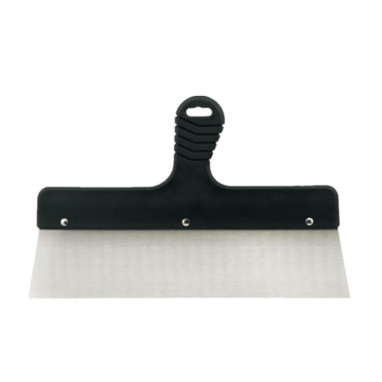 DIY Series Drywall Finishing Painter Tool Flex Broad Knife Joint Putty Knife Black Plastic Handle and Silver Blade