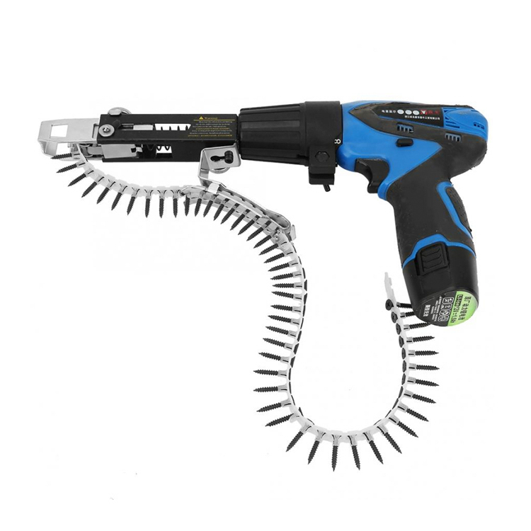Woodworking Power Tools Automatic Nail Gun Adapter Electric Drill Chain Attachment Set Cordless Screwdriver On Gypsum Board