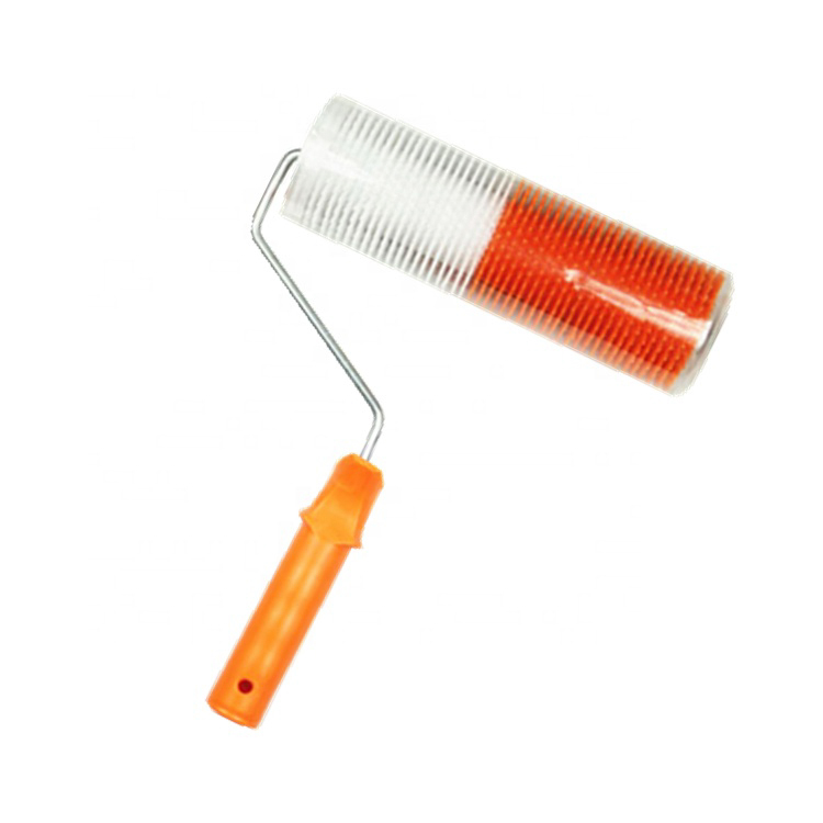 Floor Self Leveling Screed Tools Defoaming Drum 9 Inch Epoxy Industrial Spike Roller Bubble Removing Roller