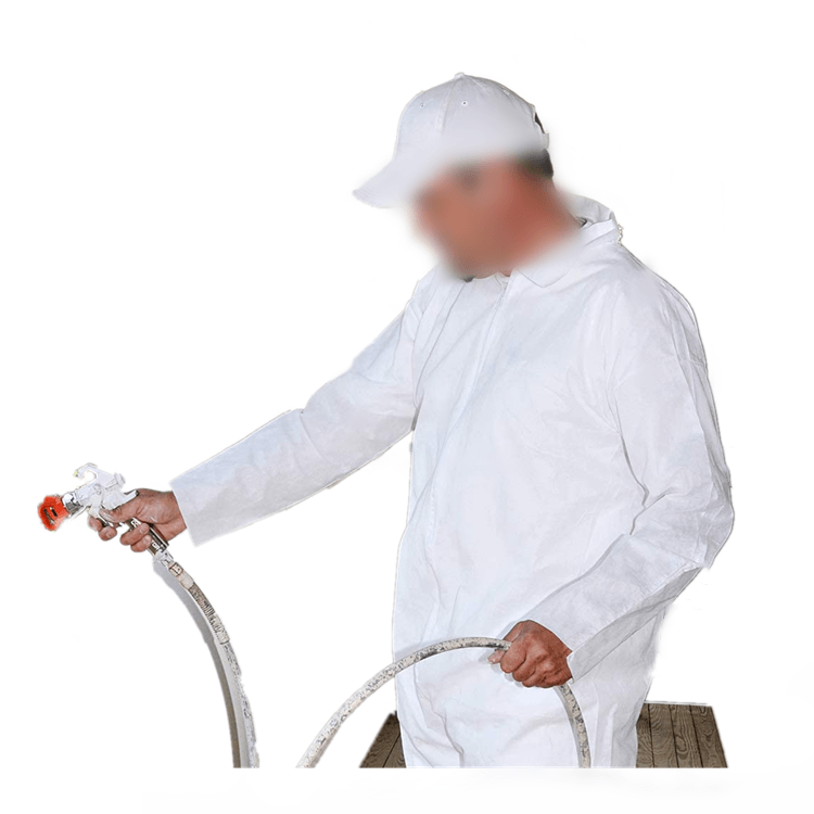 Painter Protection Overalls PP Non-woven Disposable Dustproof Clothes Safety Chemical Resistant Working Jumpsuit