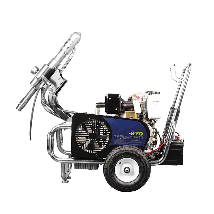 Electric Putty Spraying Machine Multifunctional Gasoline/Diesel Plastering Powder Sprayer Equipment Putty Paste Spray Tool
