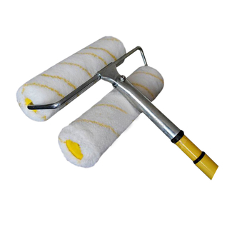 Double Head Roller Brush Universal Paint Runner Improve Coating Efficiency