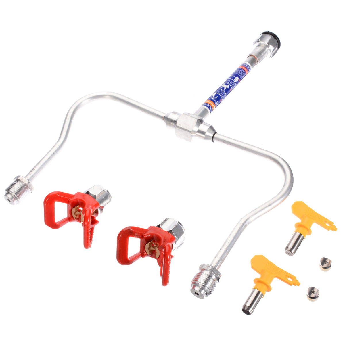 Double Head Painter Spray Extension High Pressure Magical Stick Professional Airless Spray Tip Gun Sprayer Tools