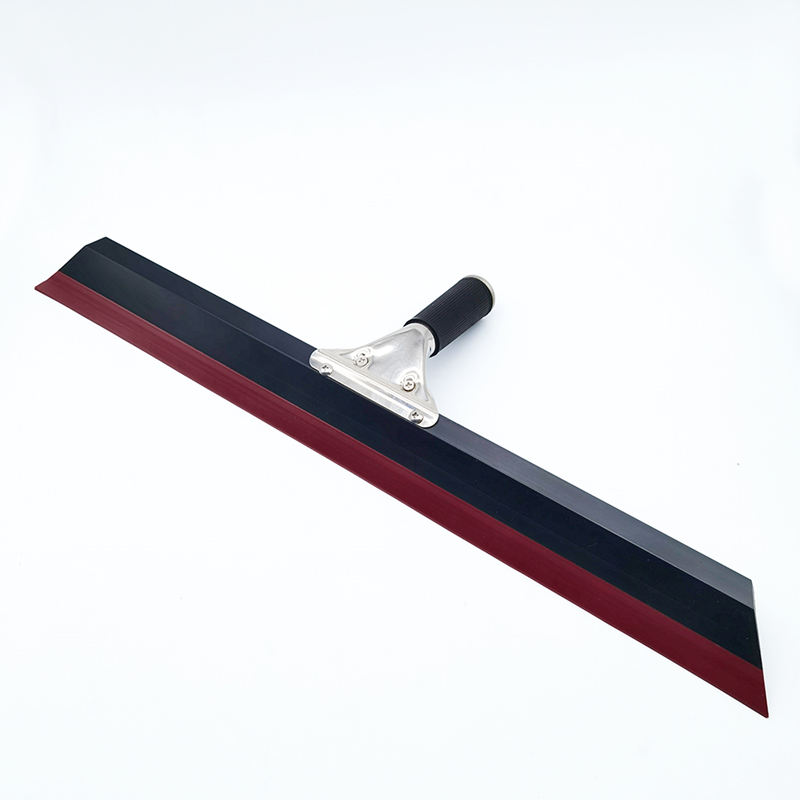 Wholesale Epoxy Floor Tools Squeegee Drywall Smoother Straight Magic Trowel  with Threaded Handle for Self Leveling Screeding Suppliers, Company