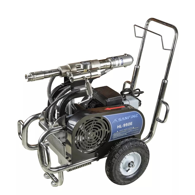 Electric Putty Spraying Machine Multifunctional Gasoline/Diesel Plastering Powder Sprayer Equipment Putty Paste Spray Tool