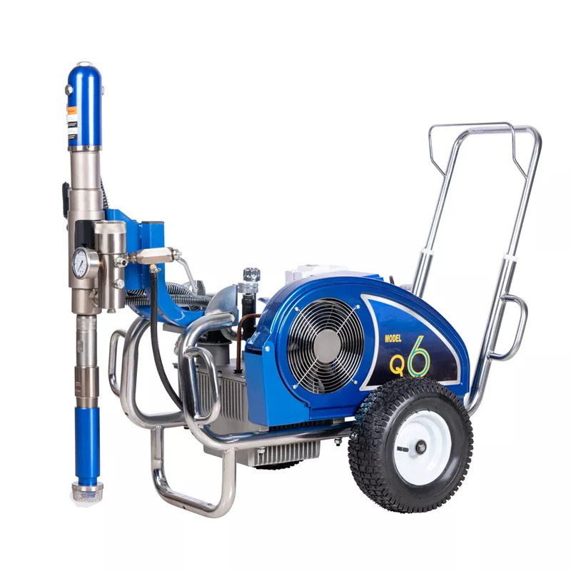 High Pressure Large Flow Putty Spray Machine Plunger Type Hydraulic Airless Paint Sprayer Latex Painting Architecture Device